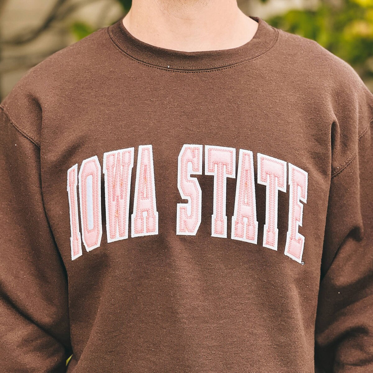 Champion® Iowa State Brown Crewneck